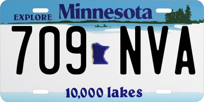 MN license plate 709NVA