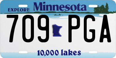 MN license plate 709PGA