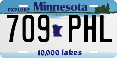 MN license plate 709PHL