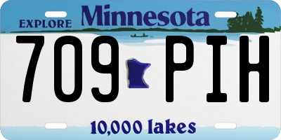 MN license plate 709PIH