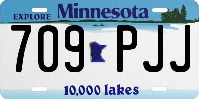 MN license plate 709PJJ