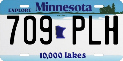 MN license plate 709PLH