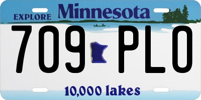 MN license plate 709PLO