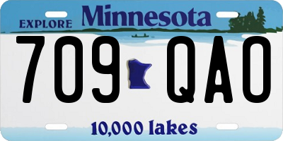 MN license plate 709QAO
