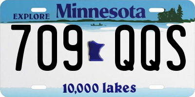 MN license plate 709QQS