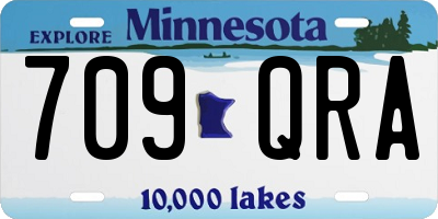 MN license plate 709QRA