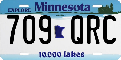 MN license plate 709QRC