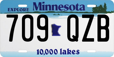 MN license plate 709QZB