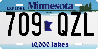 MN license plate 709QZL