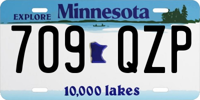 MN license plate 709QZP
