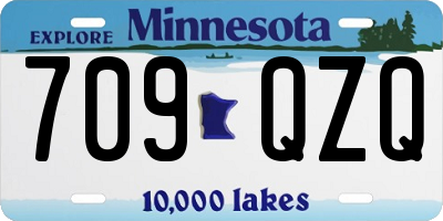 MN license plate 709QZQ