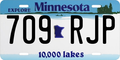 MN license plate 709RJP