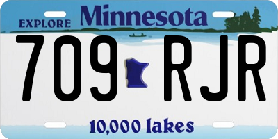 MN license plate 709RJR