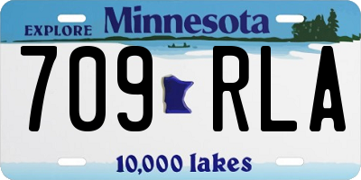 MN license plate 709RLA