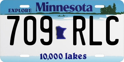 MN license plate 709RLC