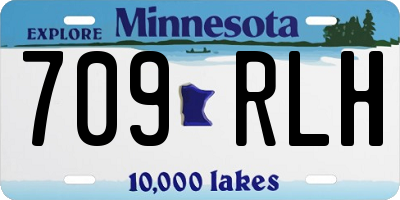 MN license plate 709RLH