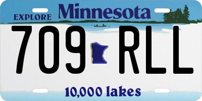 MN license plate 709RLL