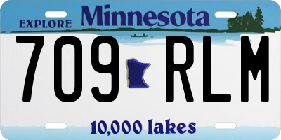 MN license plate 709RLM