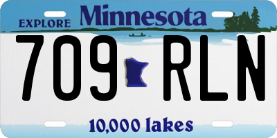 MN license plate 709RLN