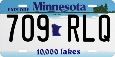 MN license plate 709RLQ