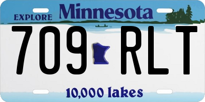 MN license plate 709RLT