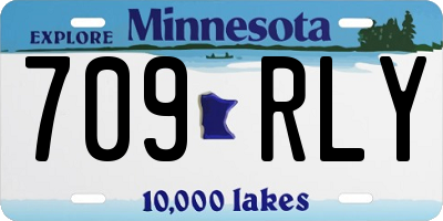 MN license plate 709RLY
