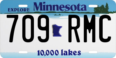 MN license plate 709RMC