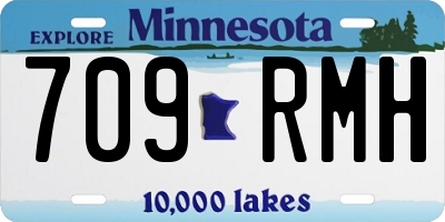 MN license plate 709RMH