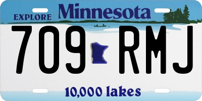 MN license plate 709RMJ