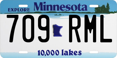 MN license plate 709RML