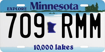 MN license plate 709RMM