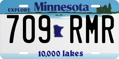 MN license plate 709RMR