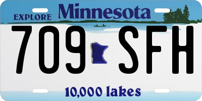MN license plate 709SFH