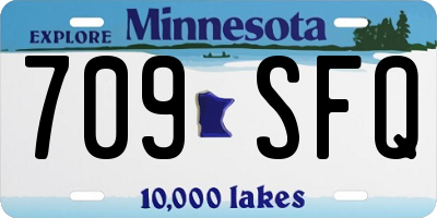 MN license plate 709SFQ