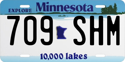 MN license plate 709SHM