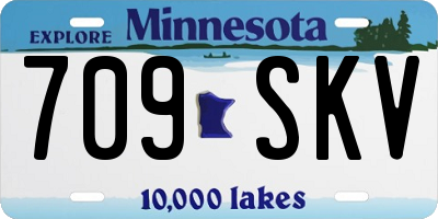 MN license plate 709SKV