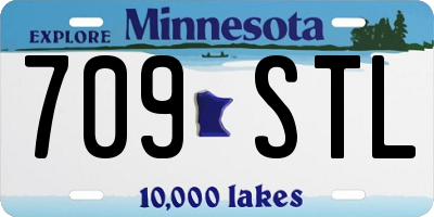 MN license plate 709STL
