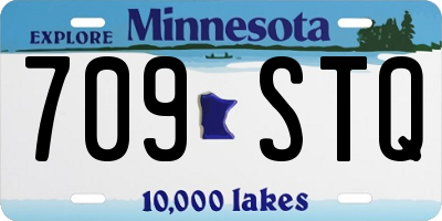 MN license plate 709STQ