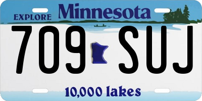 MN license plate 709SUJ