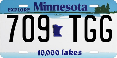 MN license plate 709TGG