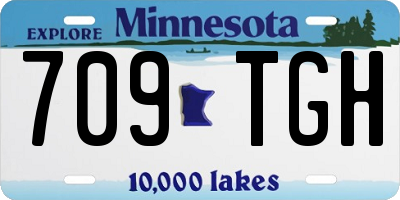 MN license plate 709TGH