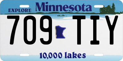 MN license plate 709TIY