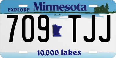 MN license plate 709TJJ