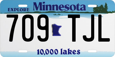 MN license plate 709TJL