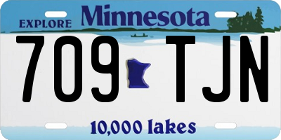 MN license plate 709TJN