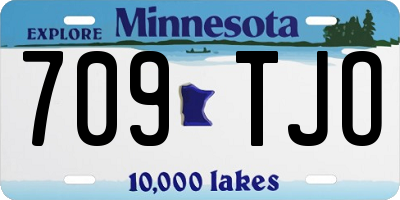 MN license plate 709TJO