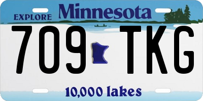 MN license plate 709TKG