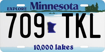 MN license plate 709TKL