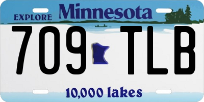 MN license plate 709TLB