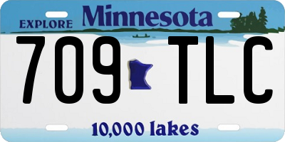 MN license plate 709TLC
